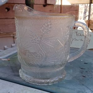 Indiana Glass Tiara Ponderosa Pine Beverage Set